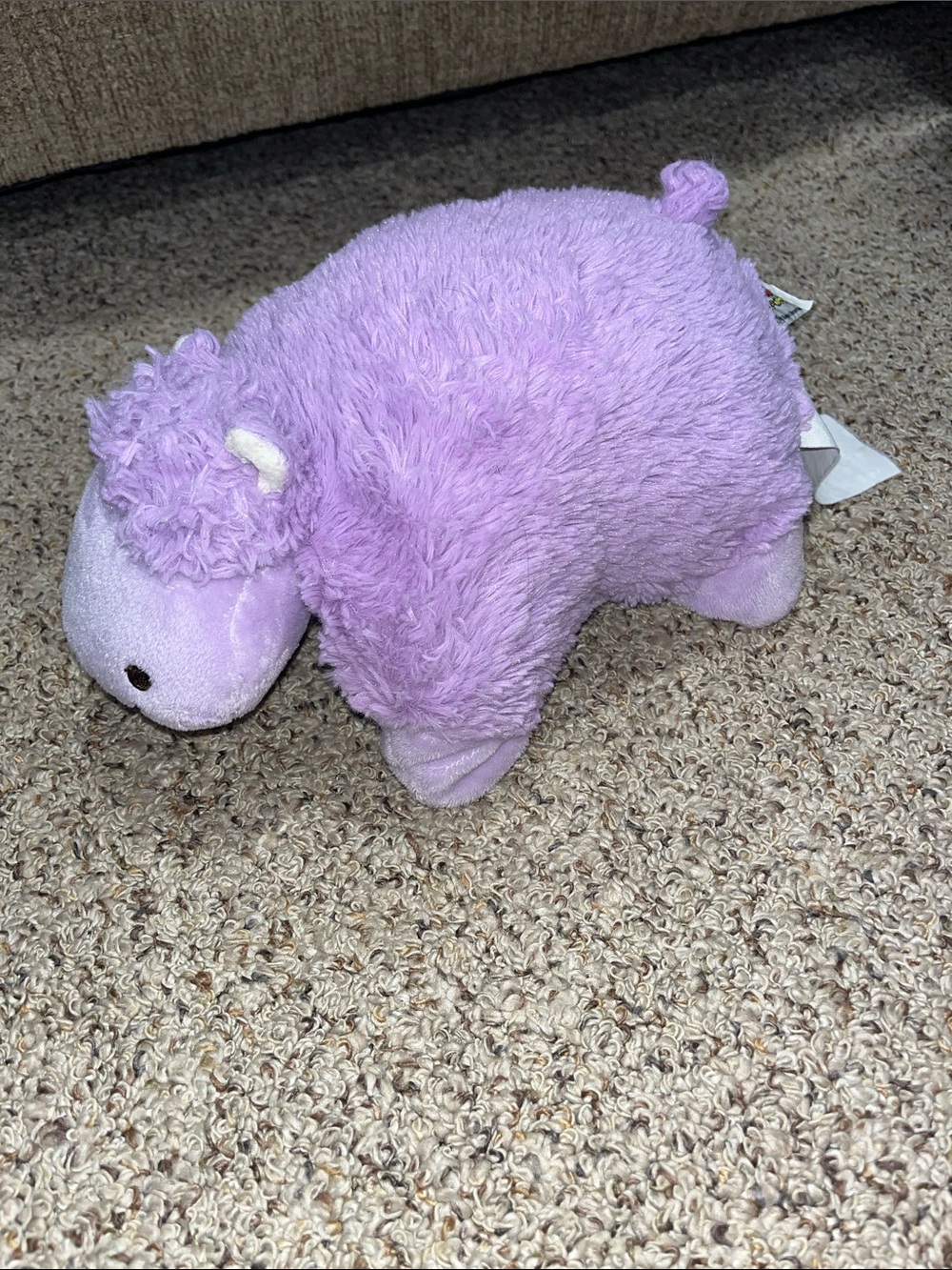Plush Lavender Hippo Stuffed Animal - Soft Kids Toy